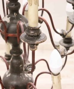 Chandelier in Wood and Iron - Arms - Styylish