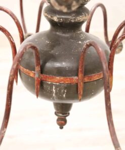 Chandelier in Wood and Iron - Detail - Styylish