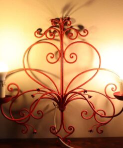 Italian Light Sconce - With Lights On - Styylish