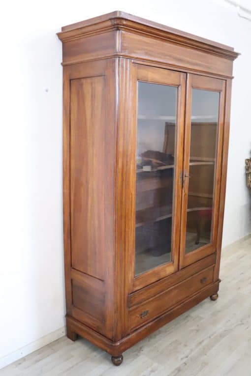 Solid Walnut Bookcase - Side - Styylish