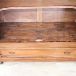 Solid Walnut Bookcase - Interior of Bottom Shelf - Styylish