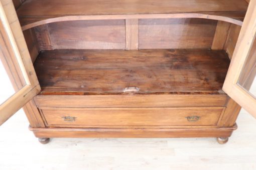 Solid Walnut Bookcase - Interior of Bottom Shelf - Styylish