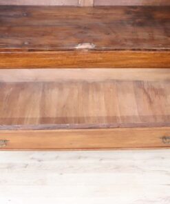 Solid Walnut Bookcase - Interior of Bottom Drawer - Styylish