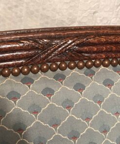 Pair of Louis XVI Style Bergères - Top Edge Detail - Styylish