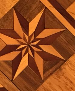 Biedermeier Chess Table - Top Wood Inlay - Styylish