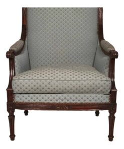 Pair of Louis XVI Style Bergères - Cushion Detail - Styylish