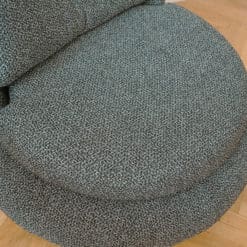 Moon Armchair - Grey Fabric Detail - Styylish