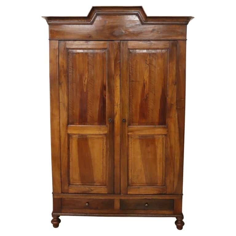 Solid Walnut Antique Wardrobe - Styylish