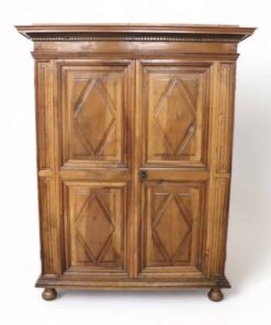 Louis XIV Solid Walnut Wardrobe - Styylish