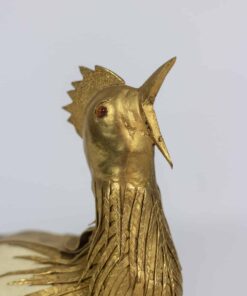 Rooster Sculpture - Mouth Detail - Styylish