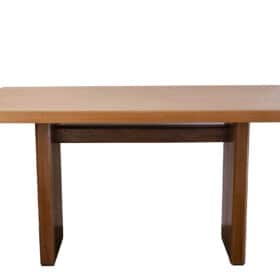 Pierre Chapo Table in Elm, Model T14A, 1960s