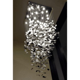 Falling Stones Chandelier, Handmade