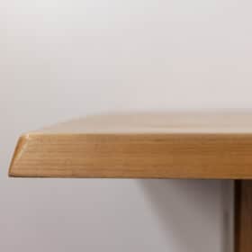 Pierre Chapo Table in Elm, Model T14A, 1960s