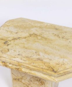 Pair of Side Tables - Marble Detail - Styylish