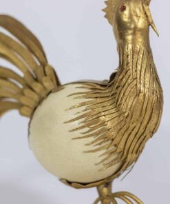 Rooster Sculpture - Chest Detail - Styylish