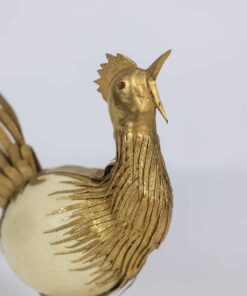 Rooster Sculpture - Face Detail - Styylish