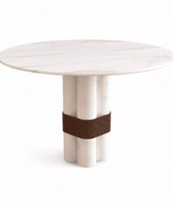 Marble dinning table- white marble- Styylish