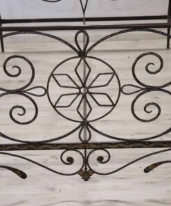 Antique Iron Bed Frame - Base Detail - Styylish