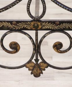 Antique Iron Bed Frame - Paint Detail - Styylish