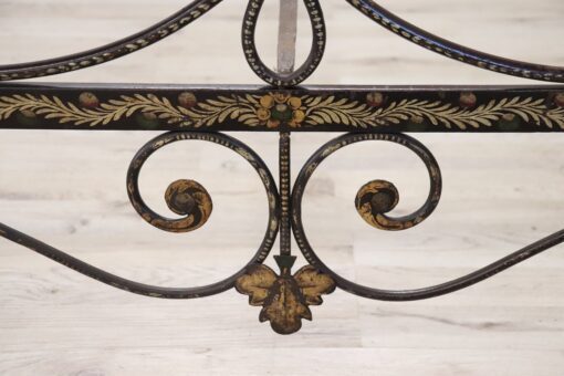 Antique Iron Bed Frame - Paint Detail - Styylish