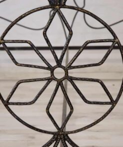 Antique Iron Bed Frame - Circle Detail - Styylish