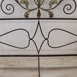 Antique Iron Bed Frame - Headboard Detail - Styylish