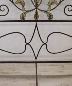 Antique Iron Bed Frame - Headboard Detail - Styylish