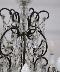 Bronze and Crystal Chandelier - Top Detail - Styylish