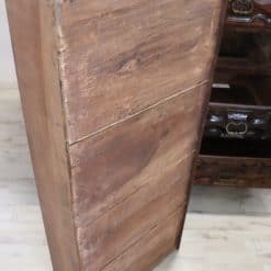 Carved Walnut Antique Commode - Back of Drawer - Styylish