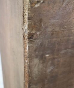 Carved Walnut Antique Commode - Drawer Edge Detail - Styylish