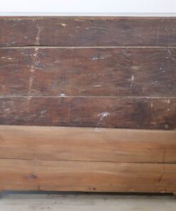 Carved Walnut Antique Commode - Back Frame - Styylish