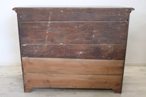 Carved Walnut Antique Commode - Back Frame - Styylish