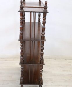 Turned Oak Wood Étagère - Side Columns - Styylish