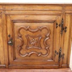 Carved Walnut Antique Kneeler - Top Detail - Styylish