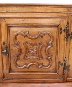 Carved Walnut Antique Kneeler - Top Detail - Styylish