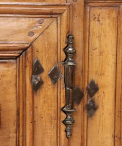 Carved Walnut Antique Kneeler - Handle Detail - Styylish