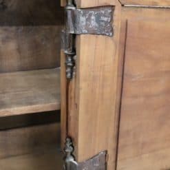 Carved Walnut Antique Kneeler - Interior Hinge Detail - Styylish