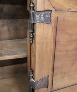 Carved Walnut Antique Kneeler - Interior Hinge Detail - Styylish