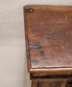 Carved Walnut Antique Kneeler - Top Detail - Styylish