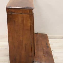 Carved Walnut Antique Kneeler - Side Profile - Styylish