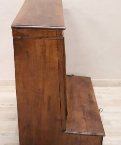 Carved Walnut Antique Kneeler - Side Profile - Styylish