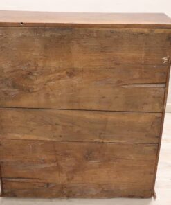 Carved Walnut Antique Kneeler - Back Profile - Styylish