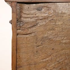 Carved Walnut Antique Kneeler - Back Corner Detail - Styylish