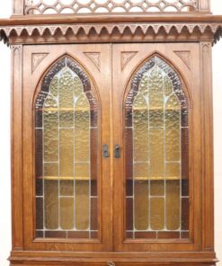 Gothic Style Solid Oak Cabinet - Top Half - Styylish