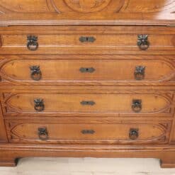 Gothic Style Solid Oak Cabinet - Drawer Detail - Styylish