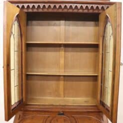 Gothic Style Solid Oak Cabinet - Doors Open - Styylish