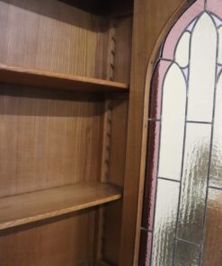 Gothic Style Solid Oak Cabinet - Glass Door - Styylish