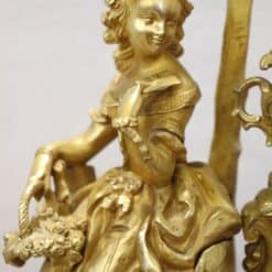 Antique Table Clock - Bronze Lady - Styylish