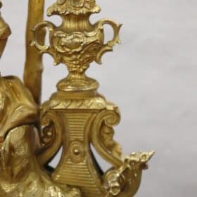 19th Century Ormolu Gilt Bronze Antique Table Clock