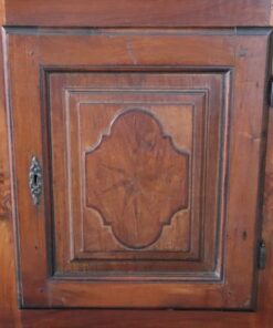 Inlaid Walnut Antique Kneeler - Door Detail - Styylish